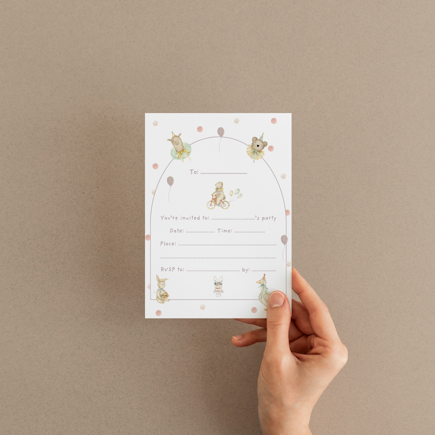 Birthday Invitations - Little Goose