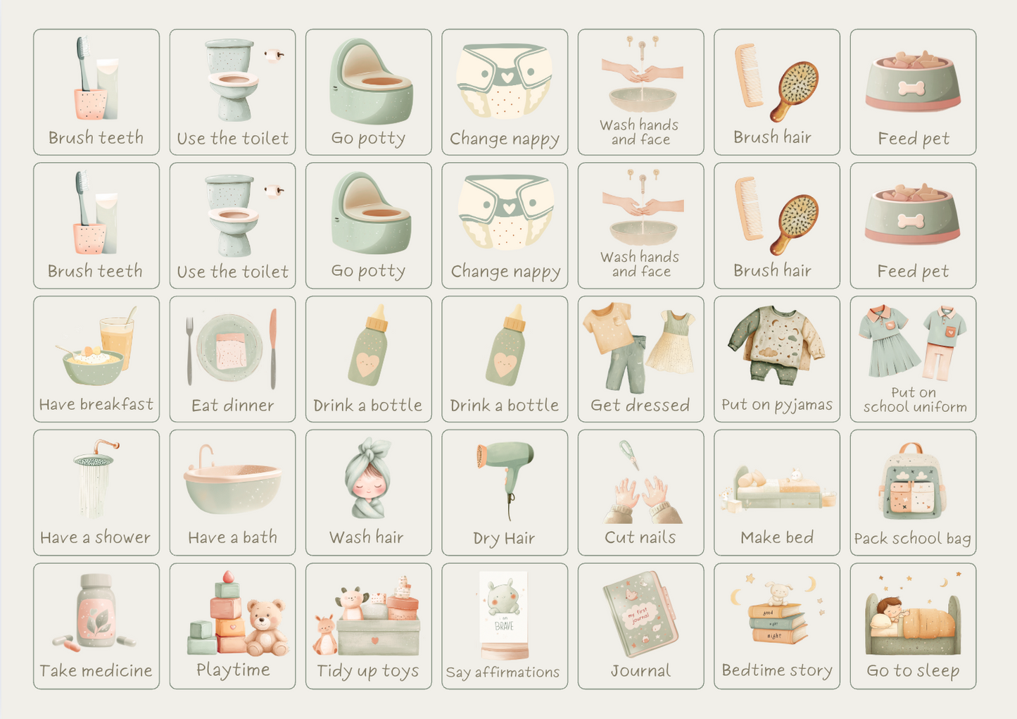 Routine Planners for Kids