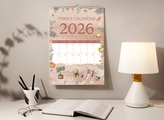 Family Calendar 2026 - A4