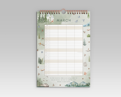 A3 Family Calendar 2025 - Little Goose