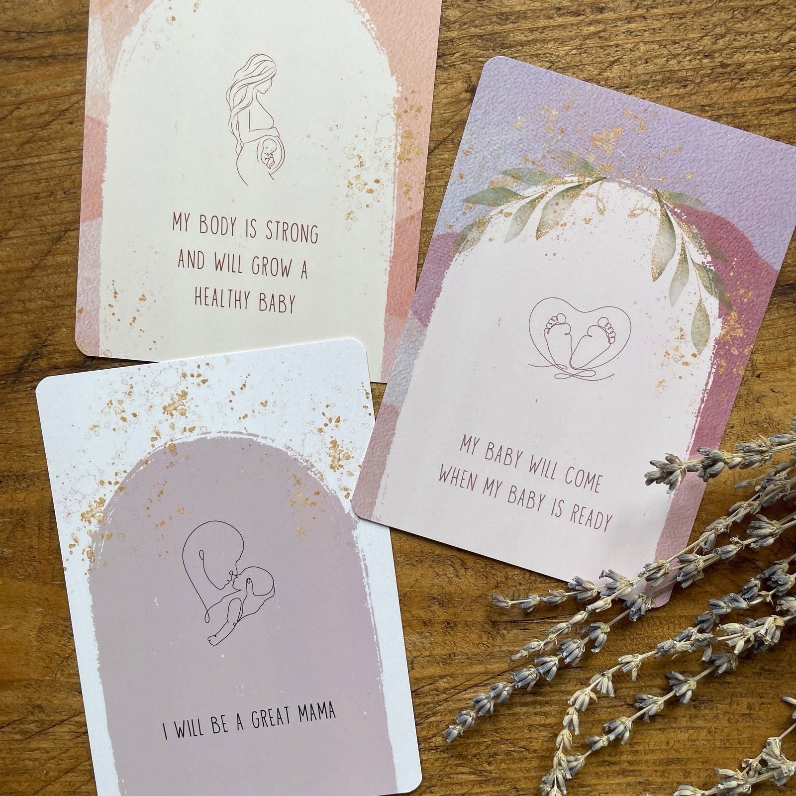 Affirmation Cards for Pregnancy - Little Goose