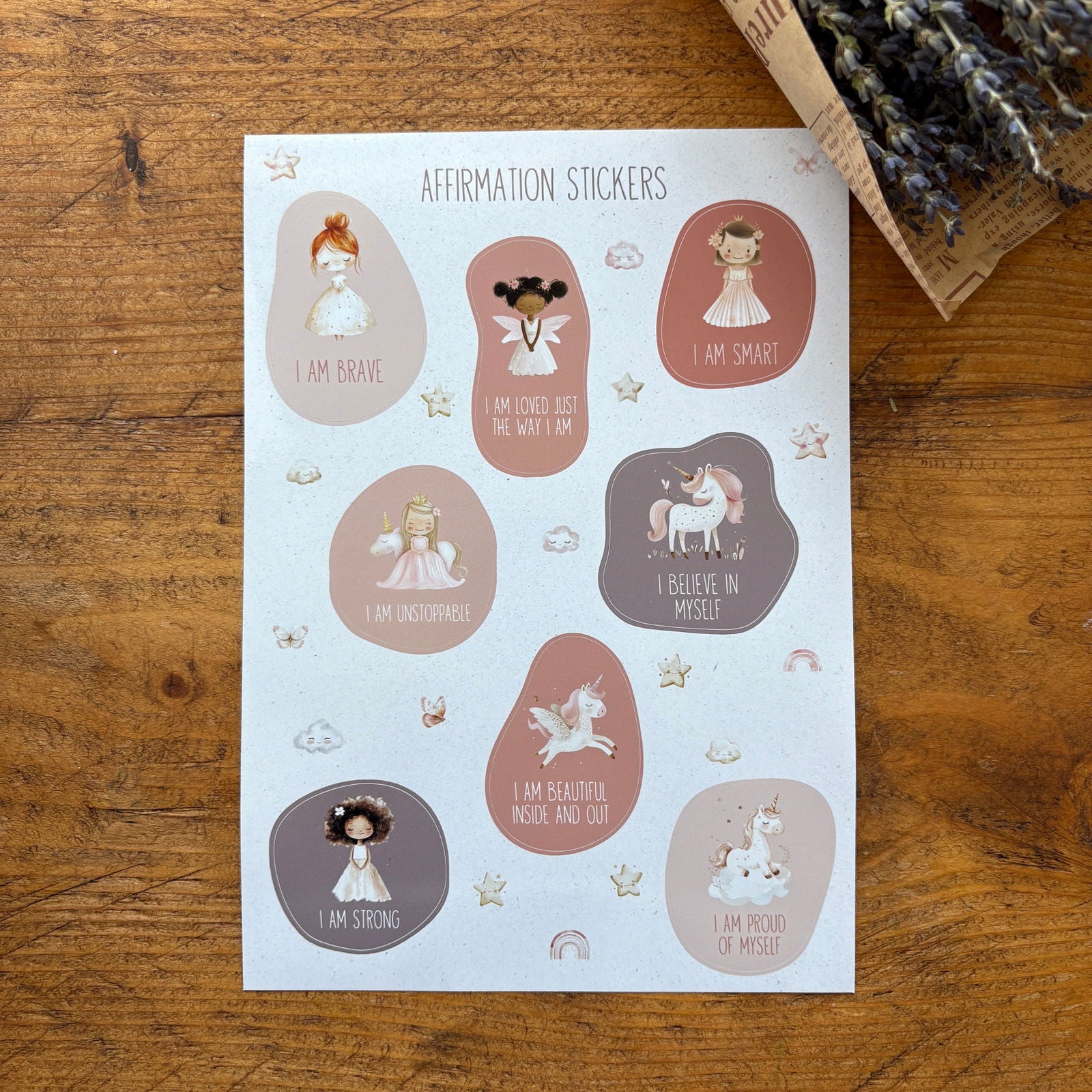 Affirmation Stickers for Kids - Little Goose