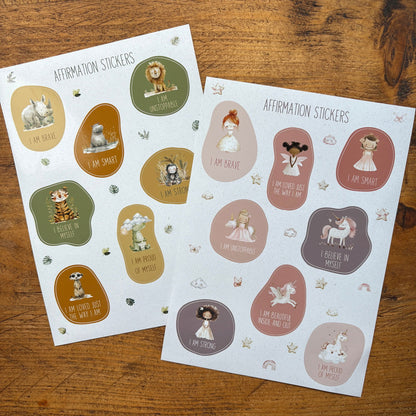 Affirmation Stickers for Kids - Little Goose