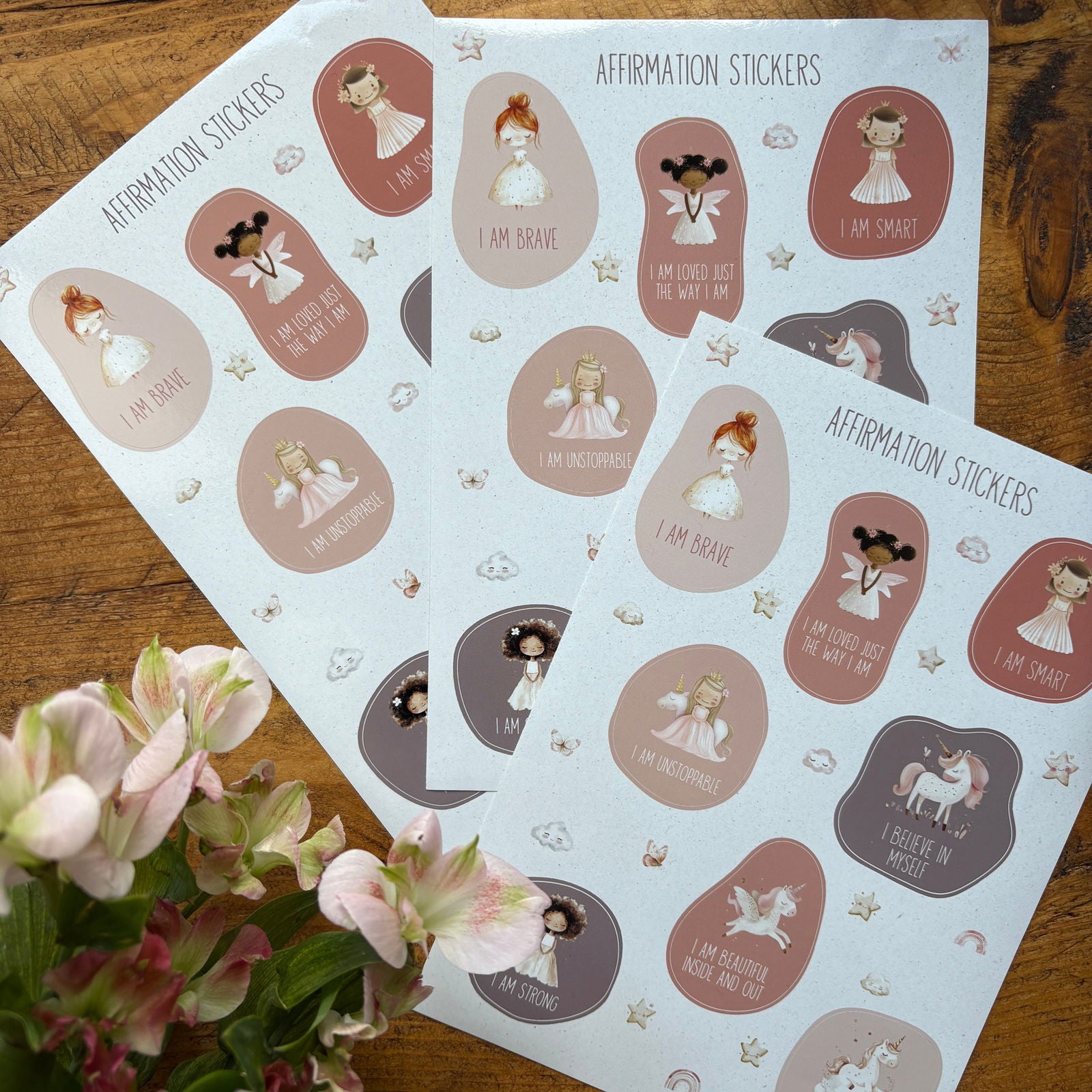 Affirmation Stickers for Kids - Little Goose