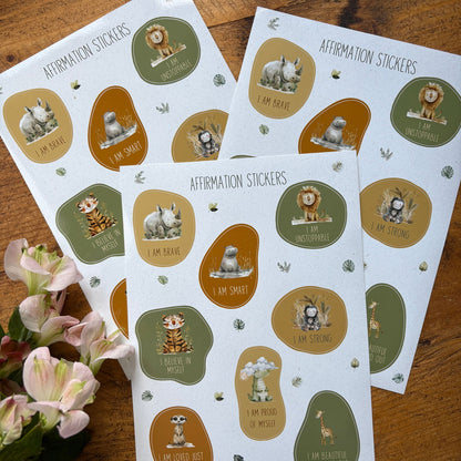 Affirmation Stickers for Kids - Little Goose