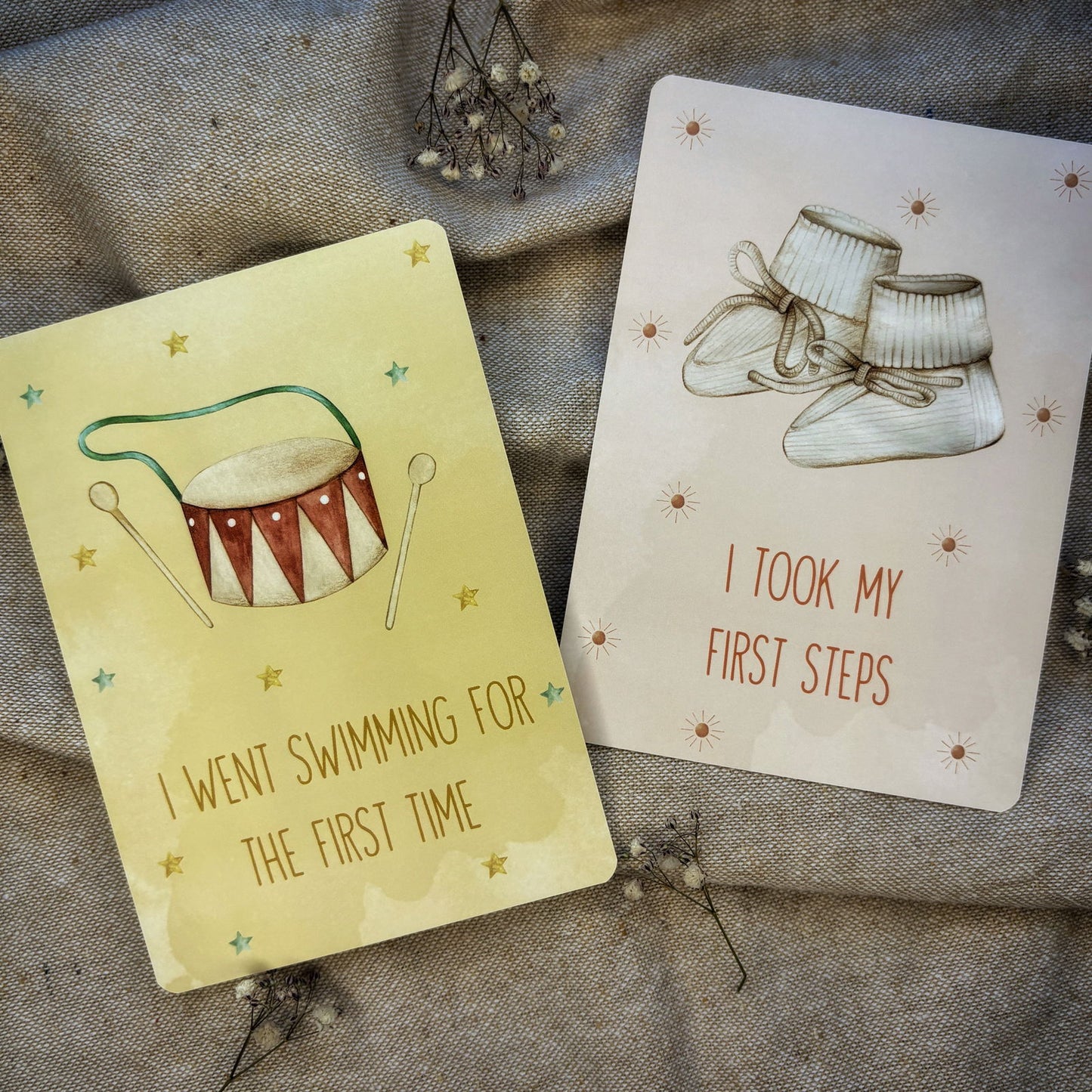 Baby Milestone Cards - Little Goose