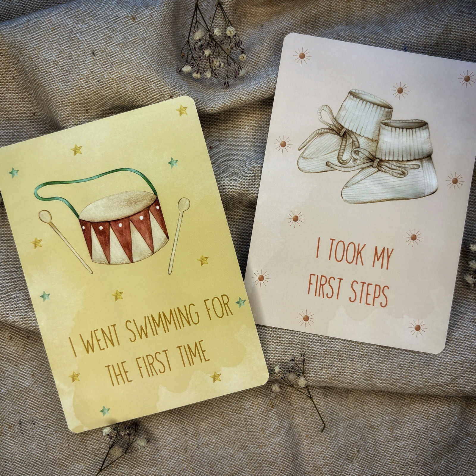 Baby Milestone Cards - Little Goose