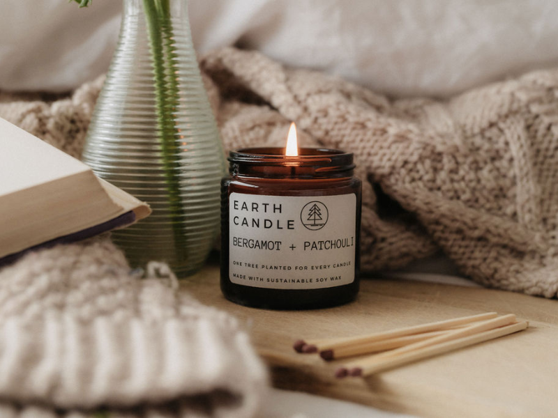 Bergamot, Patchouli Candle