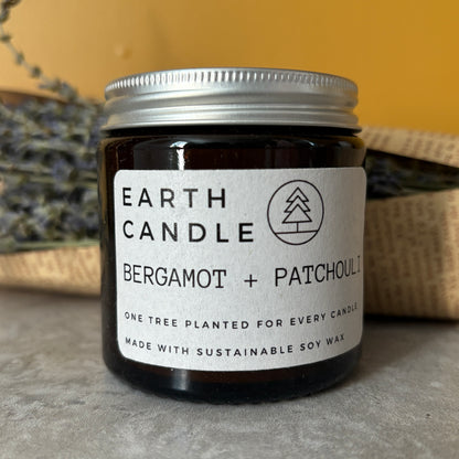 Bergamot, Patchouli Candle