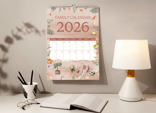 Family Calendar 2026 - A4 - Little Goose