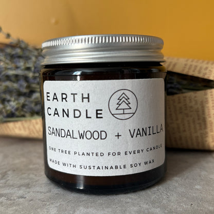 Sandalwood, Vanilla Candle