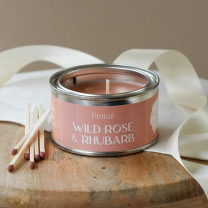 Wild Rose and Rhubarb Candle