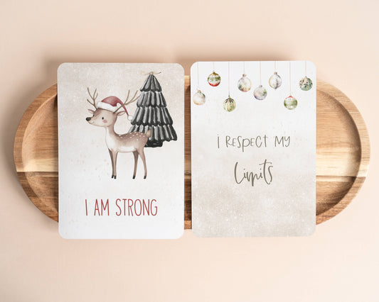 Festive Affirmation Duo Cards (Adult & Child)